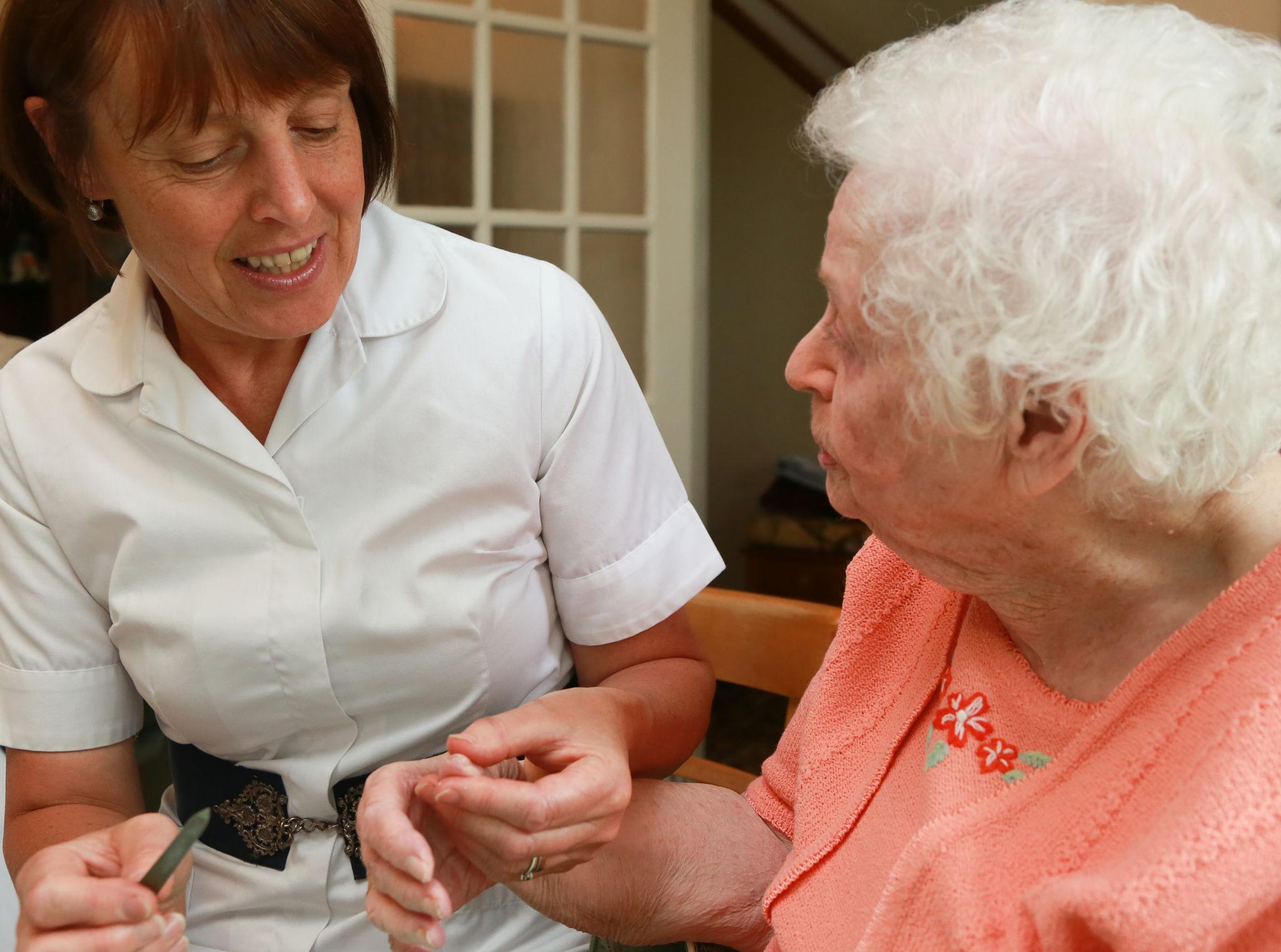 Personal care support at home